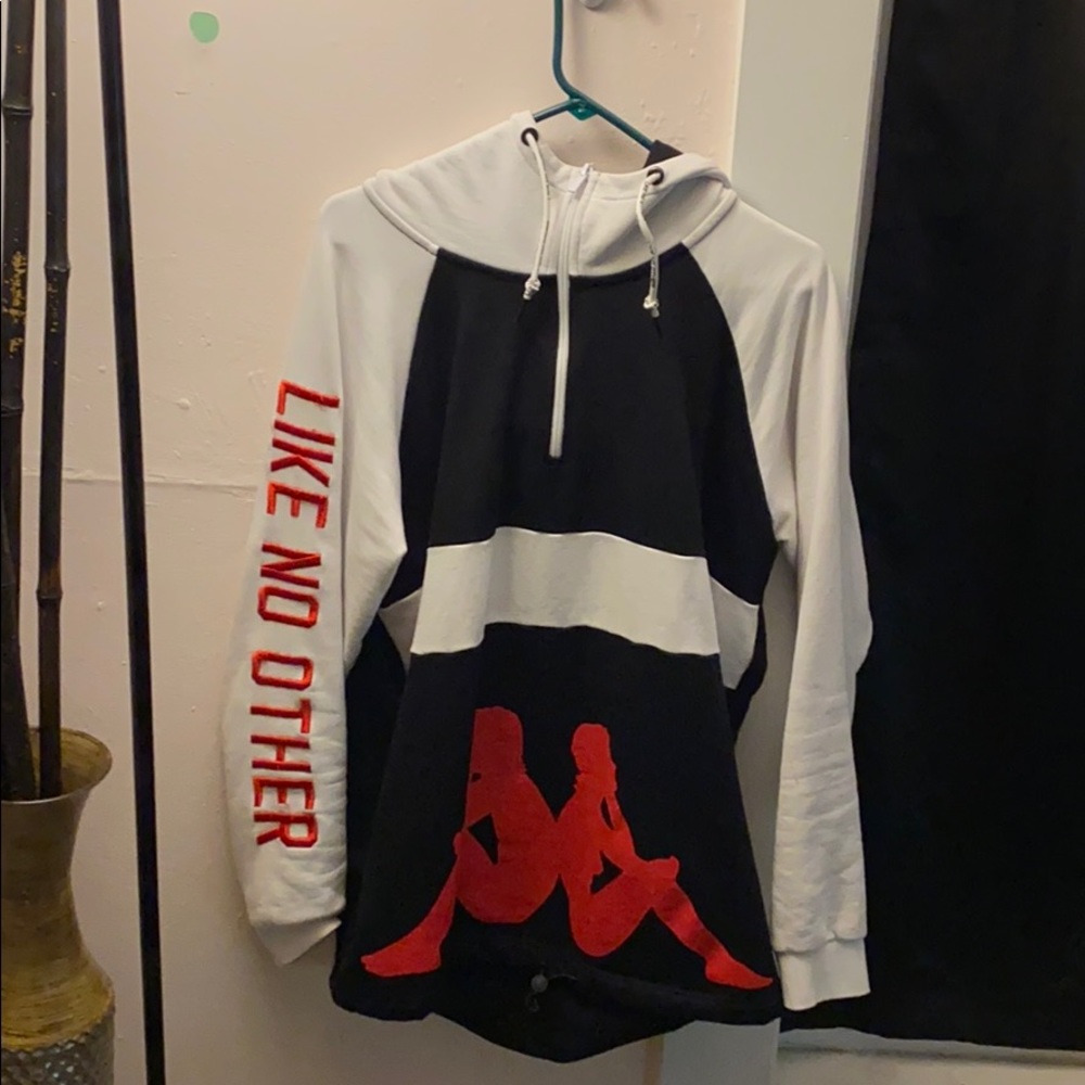 Kappa hoodie quarter zip size XL good condition